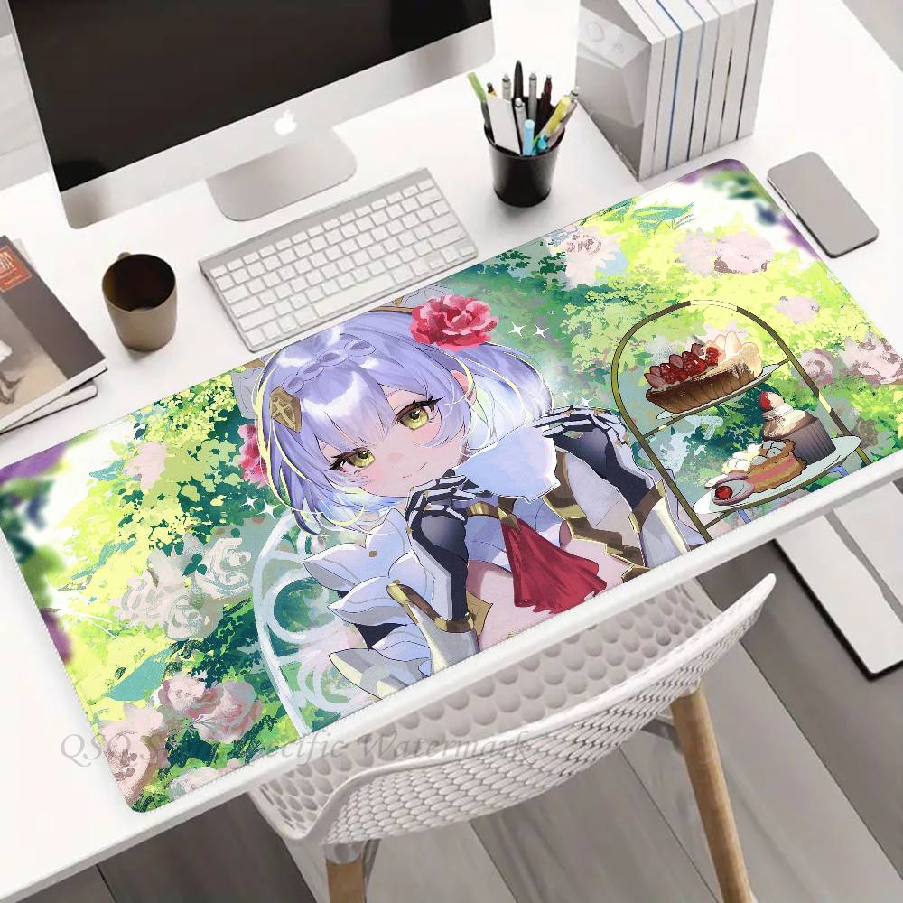 Noelle Anime G-Genshin Impact Mousepad Non-slip Suitable For Office Computers Laptops E-sports Game Desk Mats XXL Keyboard