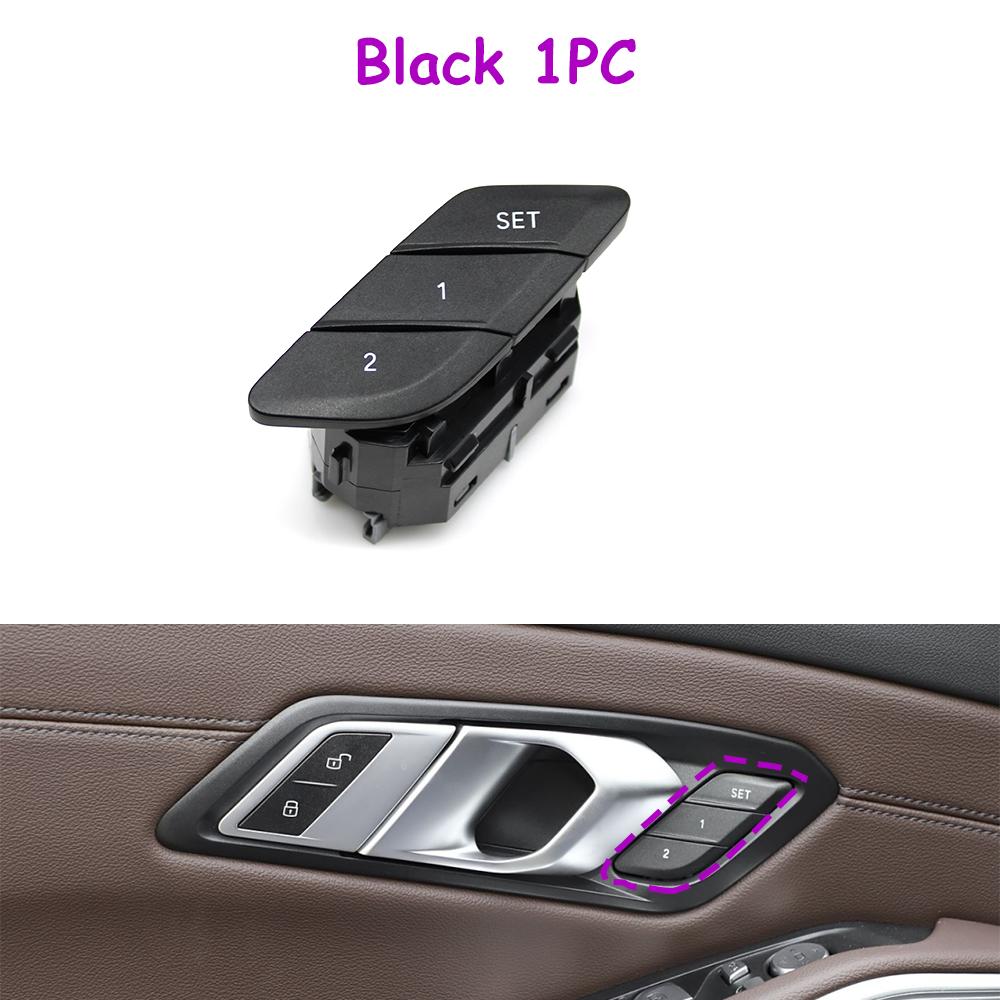 

F40 G42 F44 G87 G20 G80 G81 G01 G02 F97 G08 G29 Car Seat Adjustment Memory Buttons Assembly For BMW 1 2 3 Series X3 X4 Z4 iX3 Black 1PC