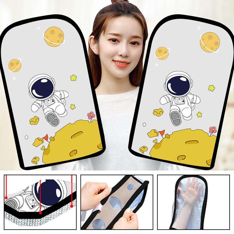 

Мотоциклетные Электромобильные Перчатки для защиты от солнца Чехол на руль Мультяшная 3D сетка Летние Водонепроницаемые Солнцезащитные УФ-защита Перчатки для езды