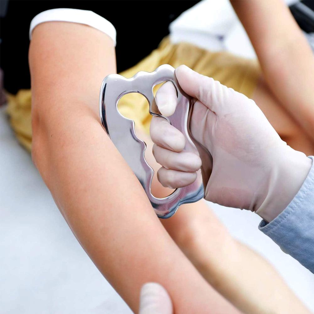 Durable And Safe 3Pcs Professional Stainless Steel Gua Sha Scraping Tools – Iastm Therapy Set For Muscle Recoveryface &Body Massagepain Relief