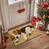 VIKAMA 3D Stereo Beagle Mat Lovely Non-Slip Indoor Outdoor Entrance Doormat Bedroom Living Room Carpet Home Decoration