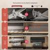 Punch-Free Wall-Mounted Kitchen Storage Rack with Chopstick Holder