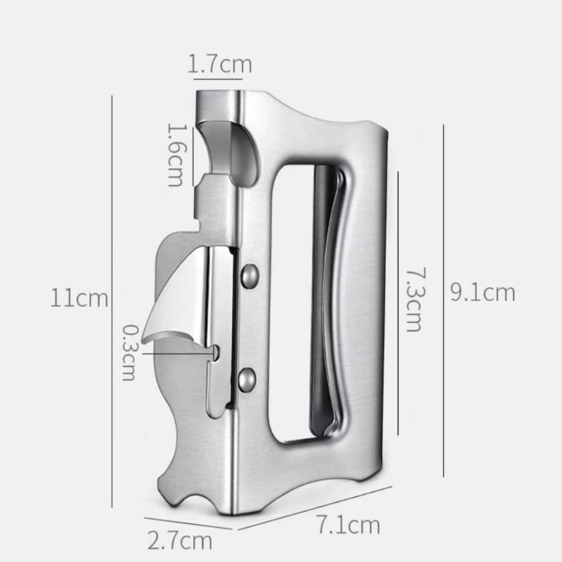 High Quality 2In1 Bottle Can Opener Thickened Multifunctional Beer Can Openers Steel Can Lid Opener For Bar Kitchen Accessories