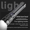 10000LM 100W Powerful Led Flashlights Tactical Built-in Battery Flash Light USB Mergency Spotlights Scalable Zoom Outdoor Multifunctional