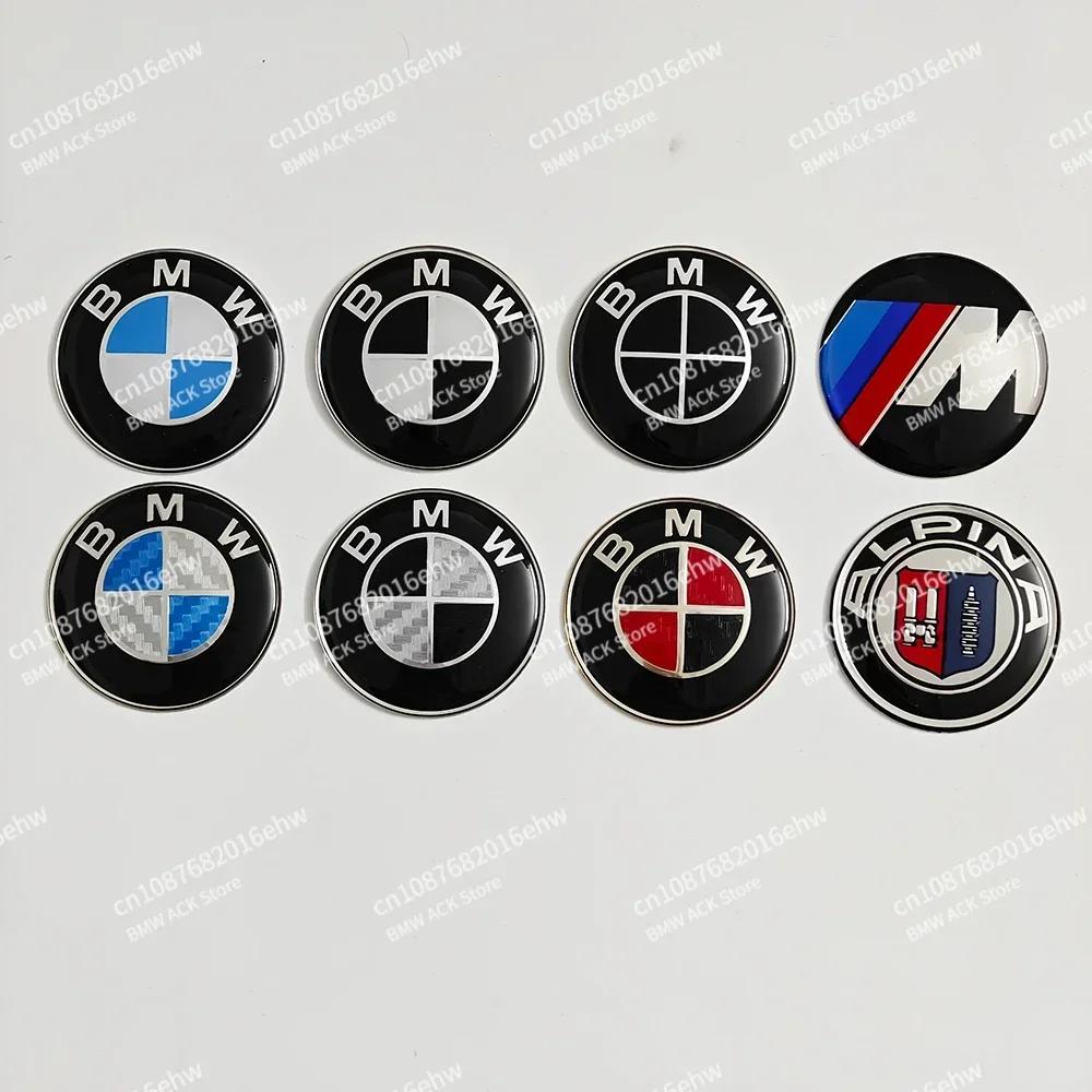 ADZW9 1Pcs 45mm Car Steering Wheel Badge Emblem Stickers for BMW E36 E46 E53 E90 E60 E61 E93 E87 X1 X3 X5 X6 F30 F20 F10 Accessories