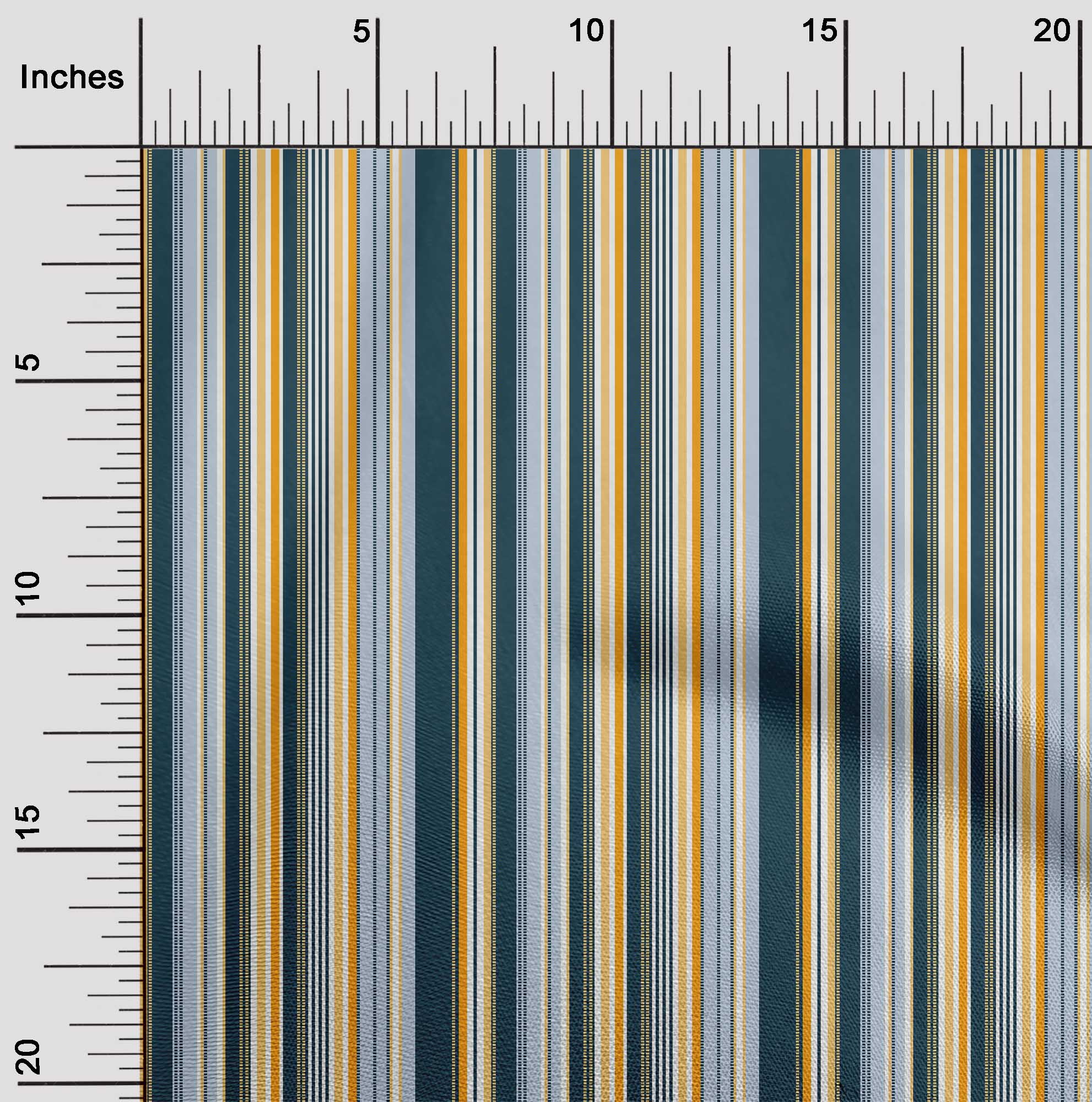 

oneOone Бавовняна гнучка тканина Баядерка Декоративна тканина в смужку з принтом BTY 40 дюймів 42 Inch Wide - Viscose Chiffon синій