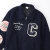 Champion Long Sleeve Graphic Logo Embroidered Award Men's Jacket, Navy, C3-C611