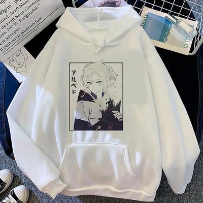 Genshin Impact Hoodies Women Fleece Graphic Long Sleeve Top Anime Pulls Female Anime Clothing Unisex