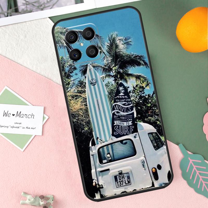 Surfing Wave Case For Honor 200 Lite 50 70 90 X9b X9a X8b X8a X8 X9 X9c Honor Magic 7 Pro 5 6 Lite Cover