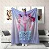 Hot Kpop Demon Hunters Blanket Fun Cozy Gift Sofa Travel Office Warmth Autumn Winter Fans K-Pop Anime Inspired Cute Huntrix New