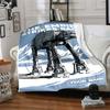 Star Wars Personalized Text Blanket Multi-purpose Personalized Blanket Soft Warm Cozy for Picnics Nap Home Decor Office Chair for All Occasions