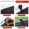 Sunshade Net Clip - Black Net Fastener & Heat Insulation Fixer