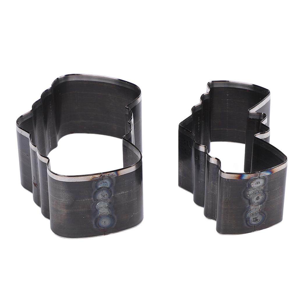 2 STÜCKE Leder Stanzformen Schuhform Stanzform Hohlstanzer für Handarbeiten Schmuckherstellung