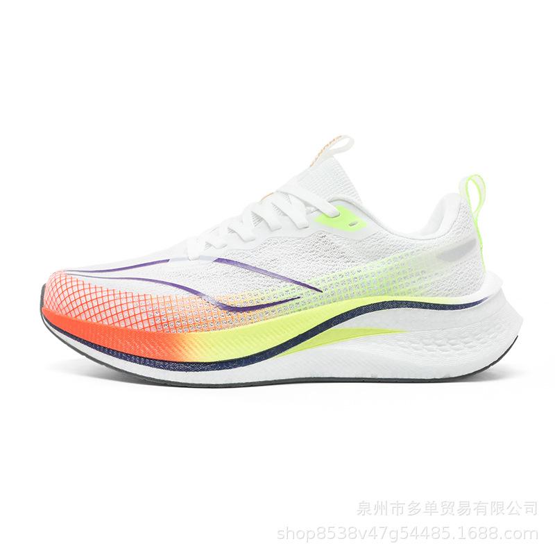 Rotes Kaninchen Pro Popcorn Carbon Board Laufschuhe Herren und Damen Ultraleicht und Atmungsaktiv Sport Professionelle Rennlaufschuhe Freizeitschuhe