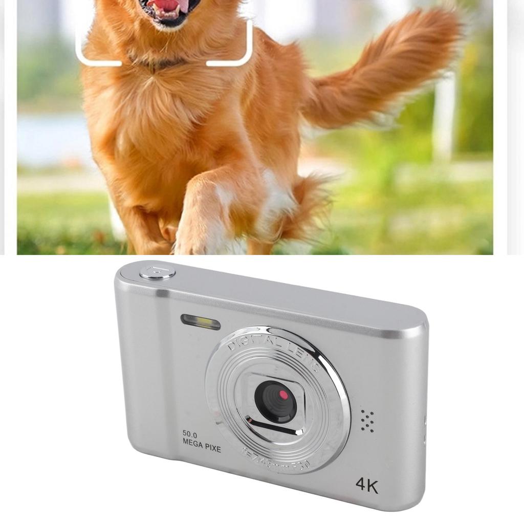 Digital Camera with Front and Rr Dual Lenses 50MP HD 2.4 Inch   Screen Autofocus ket Compact Travel Camera for