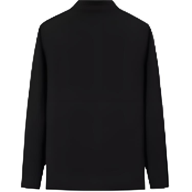 Anta Soft And Comfortable Breathable Versatile Long Sleeve T-Shirt With Letter Stand Collar Men Tops 952547401-3