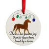 Sea Glass Art Animal Ornament Handmade Hanging Sea Glass Dog/Cat/Horse Ornament for Christmas Tree Coastal Home Decor Pet Memorial Gift for Pet Lovers