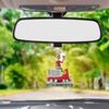 Christmas 2024 Joyful Tree Ornaments Acrylic Hanging Car Decorations Set Of Eight For Christmas Celebration