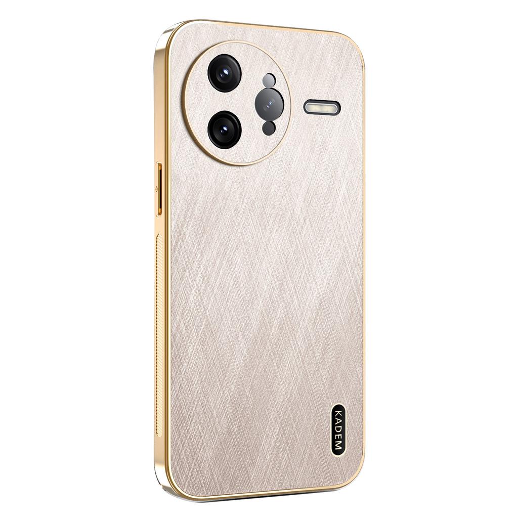 KADEM For Xiaomi Poco F7 Ultra 5G/Redmi K80 Pro 5G Case Electroplating Silk Texture PU+TPU Phone Back Cover