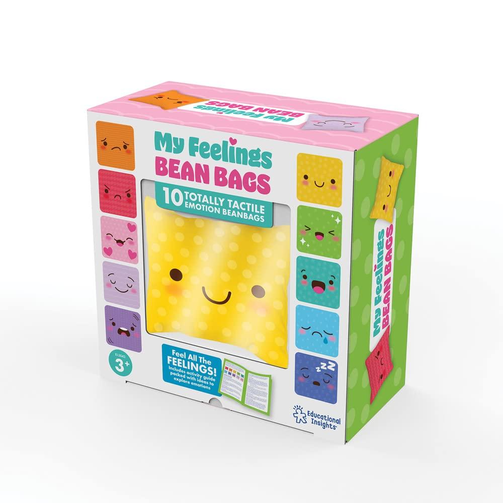 Learning Resources Learning Emotions Bean Bag Cloth Toys 10 Pieces Japanese Guide Included EI3043 Genuine Product