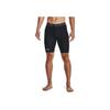 Under Armour HeatGear Logo Print Quick-Dry Compression Shorts Men Black 1361602-001