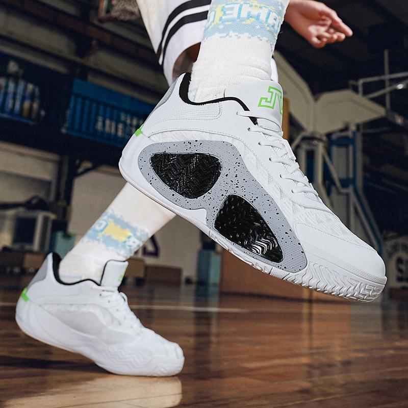 Zapatillas de baloncesto para hombre, transpirables, con amortiguación, antideslizantes, para correr, entrenamiento en gimnasio, deportivas para mujer