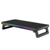 Ergonomic RGB Laptop Stand with Two-Level Riser & Desk Mat