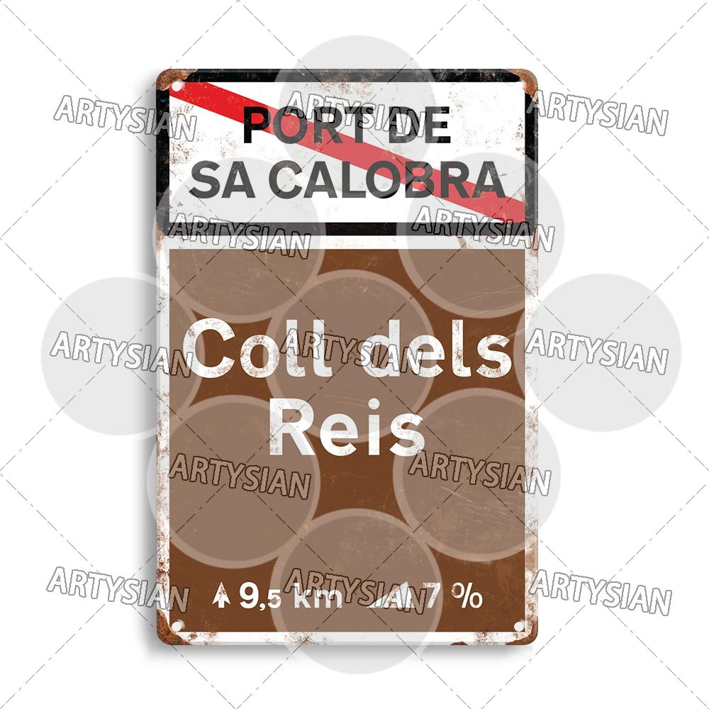 Tour de France Cycling Race Cycling Landmark Metal Plaque Road Signs Croix de FER Madeleine Tourmalet Luz-Ardiden Loze