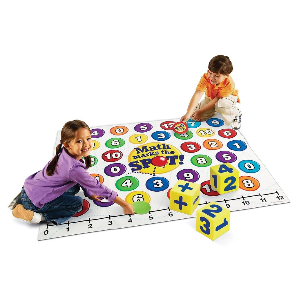 Learning Resources Math Marks the Spot™ Floor Game, LER 0383