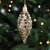 Elk Christmas Gold Plating Hanging Pendant Plastic Christmas Tree Ornaments  Christmas Party