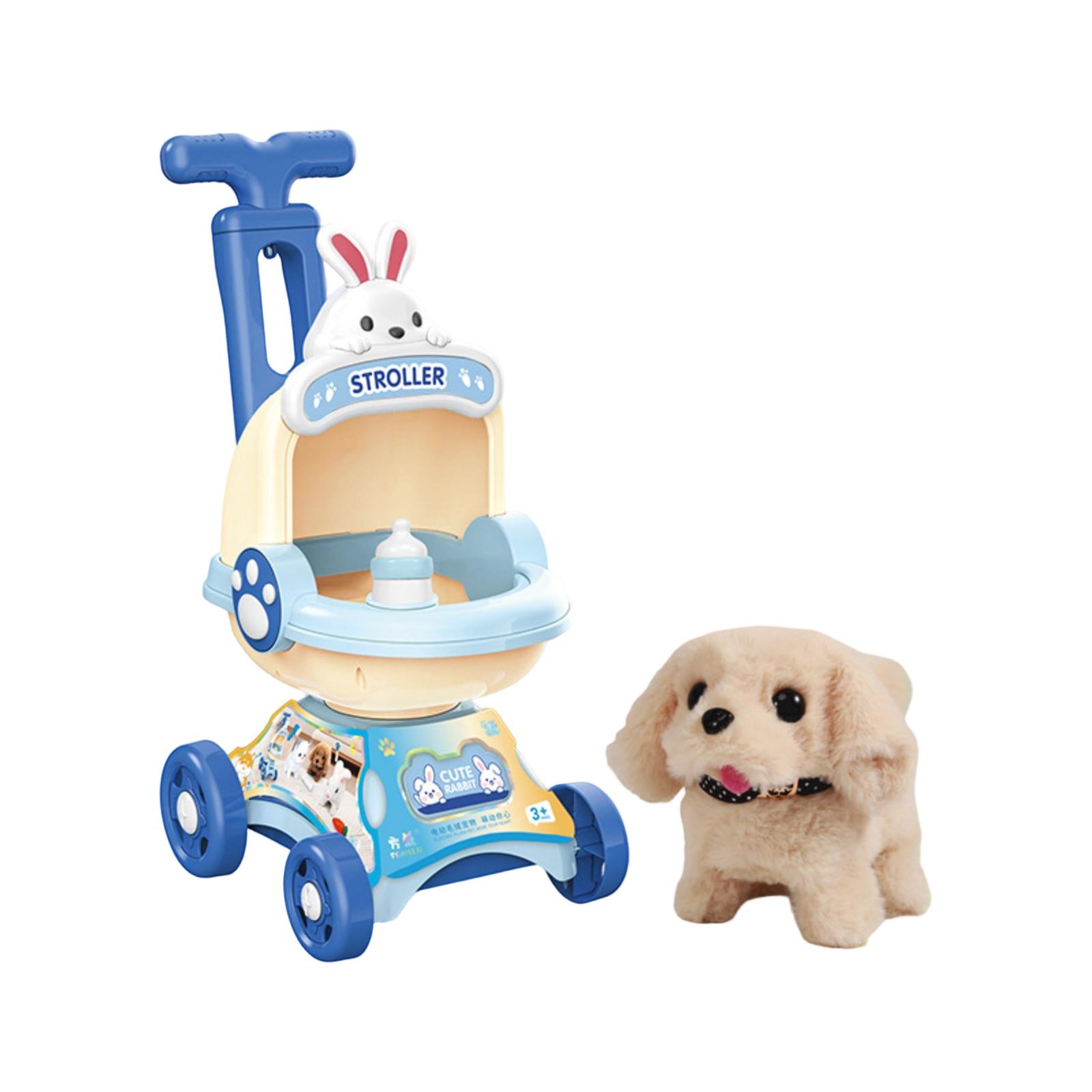 Electric Plush Pet Stroller Toy, Children s Toy One Size