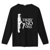 TRUST NO ONE T shirt X files Inspired Smoking Man Design Cool for Men vintage Washed Slightly Soft Stylish