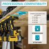 12pcs Power Tool and Battery Holder Battery Storage Batterys Mounts Storage Holders Rack for Makita BL1860 BL1850 BL1840 BL1830