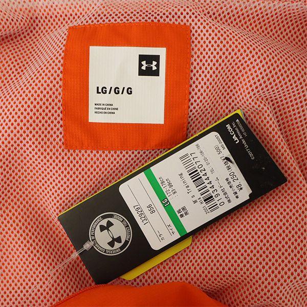 unused UNDER ARMOUR Print training Long sleeve Zip hoodie LG Men's Used