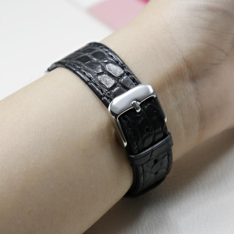 13 14 16mm 18mm 19mm 20mm Dünnes weiches Krokodillederarmband Für Longines L4 L2 VC MIDO Cartier Dornschließe braun blau Uhrenarmband