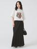 Skirt Jacquard Mermaid Skirt BLACK 1 [Raybeams] Women's