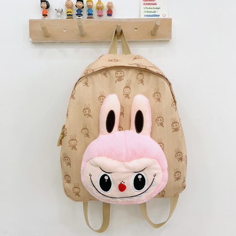 School Bag Internet Celebrity Same Cute Backpack College Style Backpack New Student Bag Labu Cloth Cartoon Doll Bag