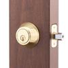Single Cylinder Deadbolt, Round Deadbolt Lock with Keys, Modern Door Locks with Deadbolt, Deadbolt for Front Door Entrance