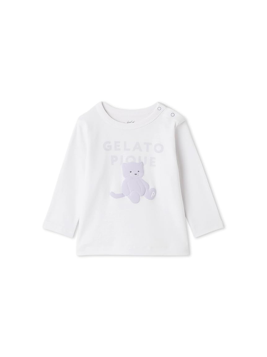 

BABY stuffed animal long PBCT259081 LAV [Gelato Pique] one-point T-shirt