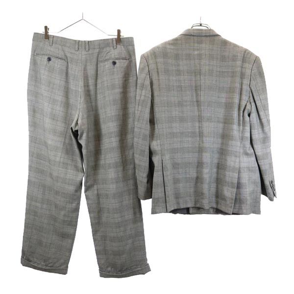 Lanvin Double Suit Setup ST46-54 Gray Men's Used
