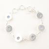 Milky Opal Gemstone 925 Sterling Silver Jewelry Handmade Bracelet Birthday Gift RB-9-14