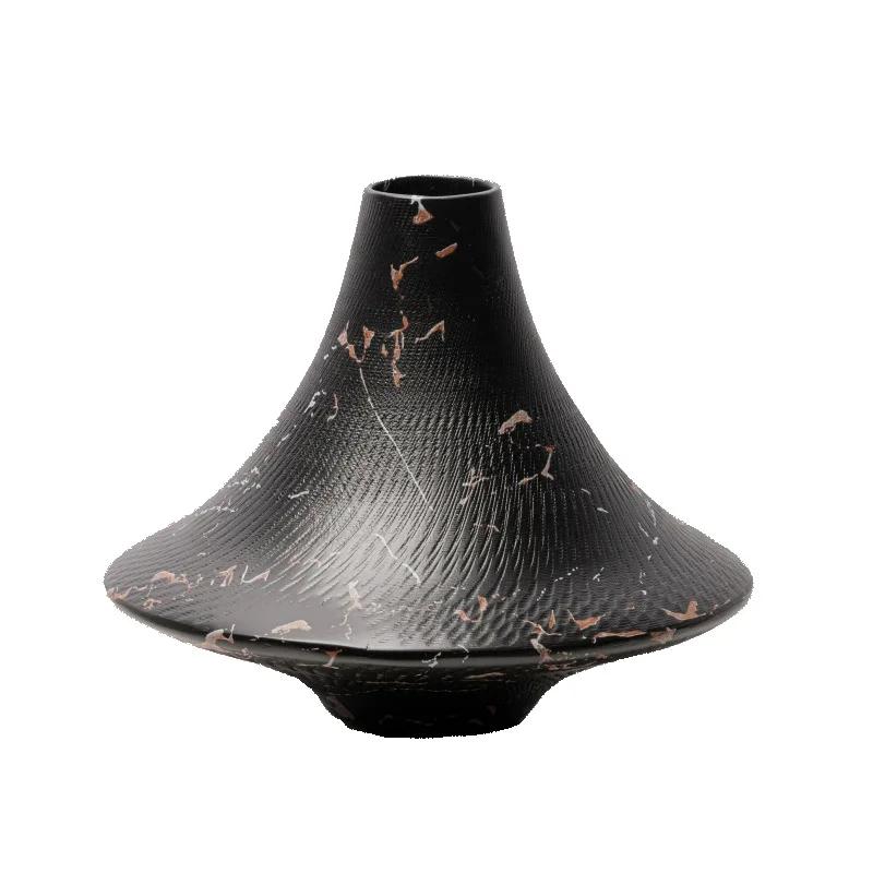 Resin Handicraft Conical Vase Floral Arrangement Accessories Geometric Circular Ornaments Flower Vase Home Decoration