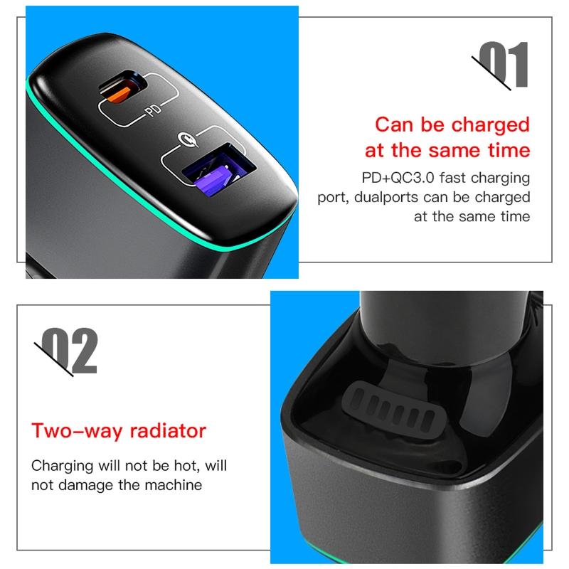 100W High Power Charger Fast Charging Car Charger C Ouble Oors Rone Accessories for  3/for   2