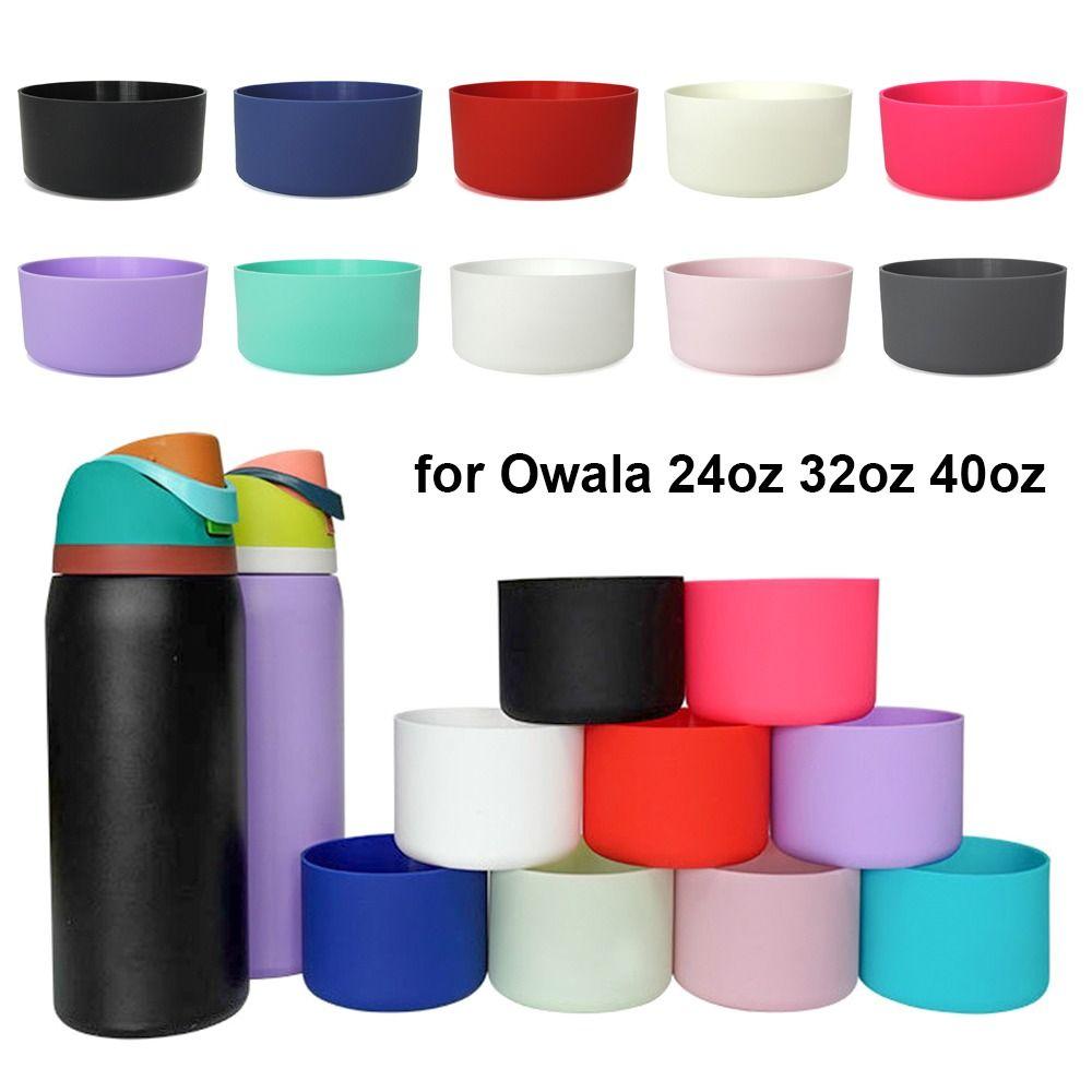 1Pcs Protective Bottle Bottom Base Colorful Cup Sleeve New Silicone Boot  for Owala 24oz 32oz 40oz