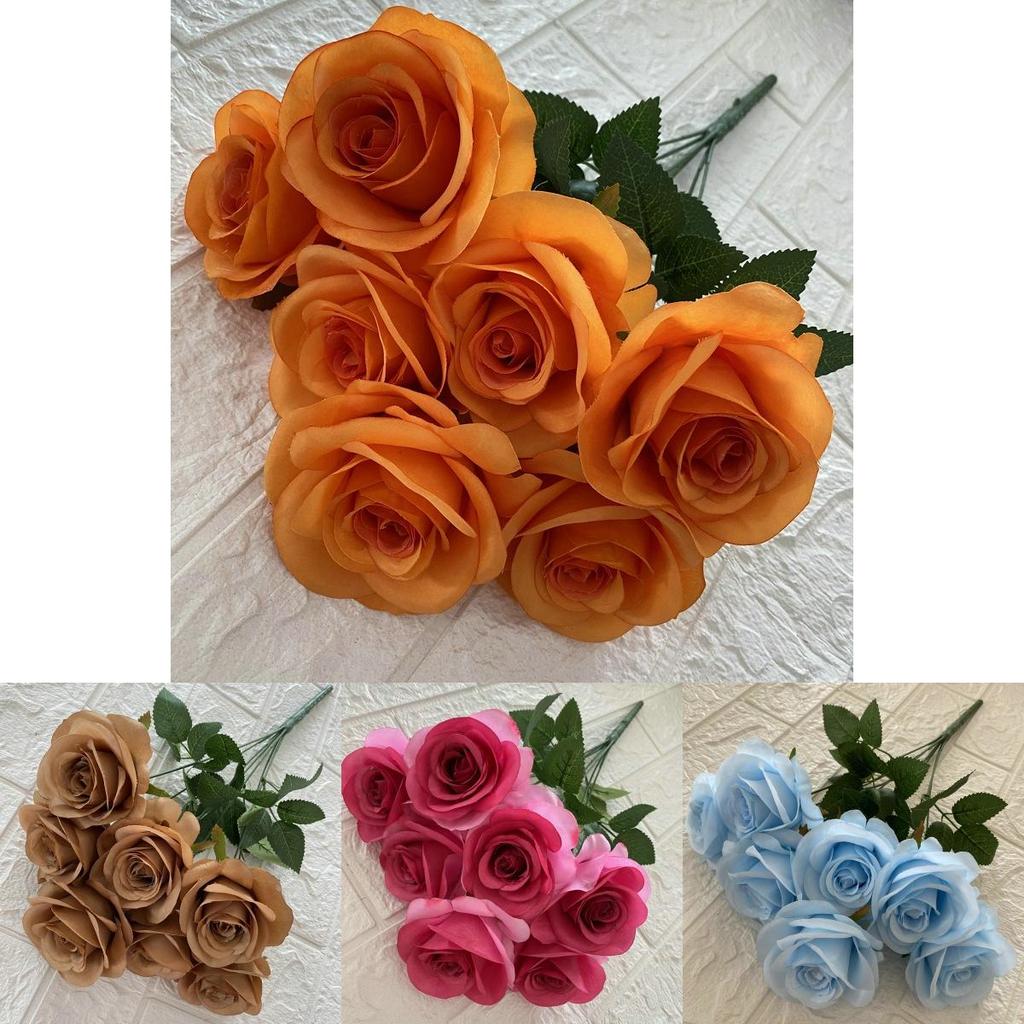 Artificial Rose Flowers For Home Styling Wedding Photography Decorative Props