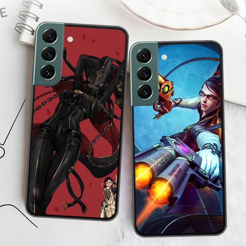 Bayonetta Phone Case For Samsung Galaxy S22 S25 Ultra S21 S10 Plus S26 Edge S20 S23 S24 FE Cover Silicone Soft TPU Clear She