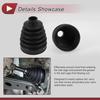 1 Set CV Joint Boot Kit for Toyota Sienna 2011-2015 for Lexus ES350 2007-2010 Outer Constant Velocity Joint Boot W/Clamps No.044280W060 Black Rubber