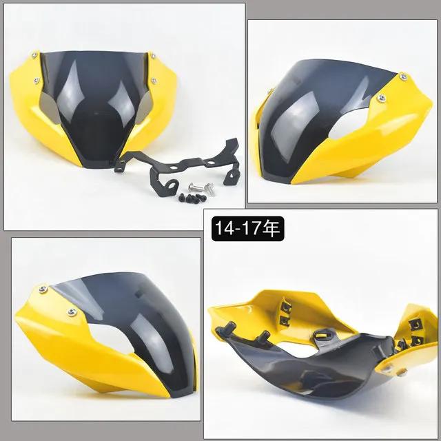 Motorbike Windshield Deflector With Bracket Mounting Screws For DUCATI MONSTER 797 821 1200S 2014-2025 Years