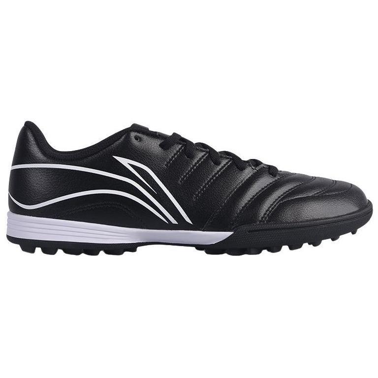 Li Ning TF Turf Artificial Turf Cushioning Slip Resistant Coverage Soccer Shoes Men's Black White TSTU039-1