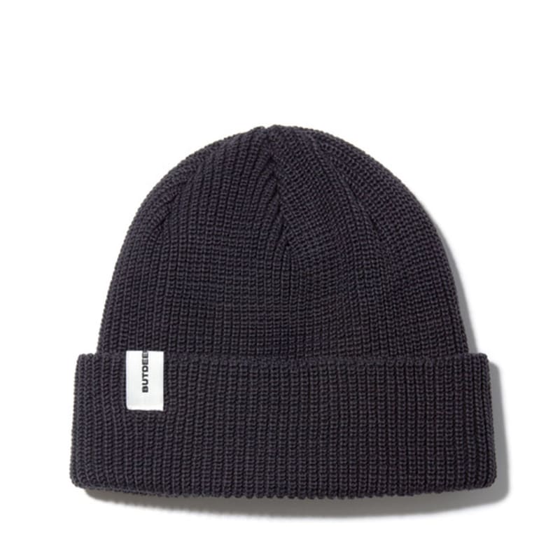 

BUTDEEP 24 Символ Базовая короткая шапка-бини - Угольный free